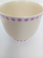 koffie mok paars groen kleurig