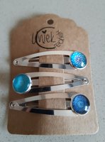 SET-haarknipjes zilver 2