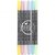 Textielstiften pastel 6 stuks