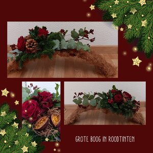 Workshop bloemschikken kerst 23-12 