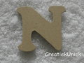 Letter mdf 4cm n