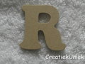 Letter mdf 4cm r